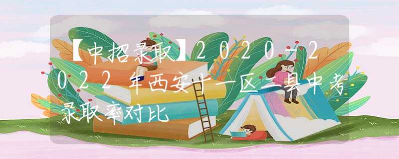 【中招錄取】2020-2022年西安十一區(qū)二縣中考錄取率對比