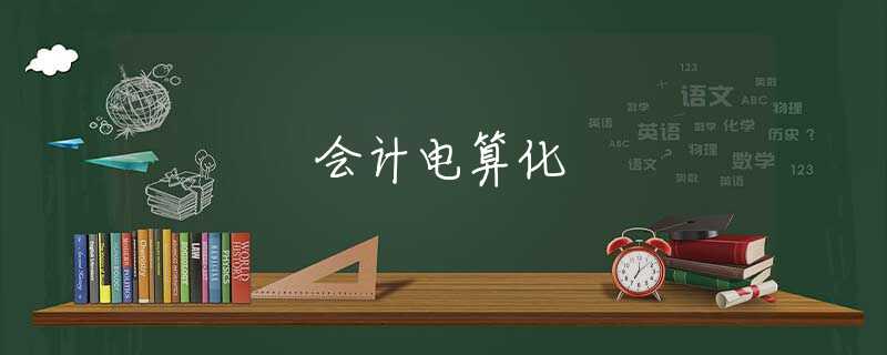 會計(jì)電算化
